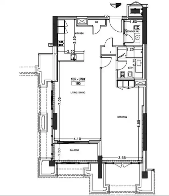 Residencial Off Plan 1 dormitorio S / F Apartamentos del Hotel  venta en al-sad , Doha #21310 - 1  image 