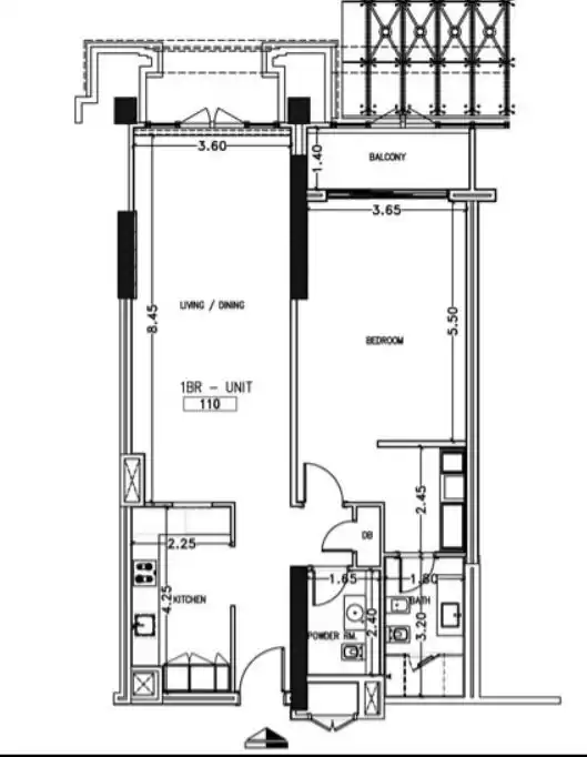 سكني على الخريطة 1 غرفة  نصف مفروش شقق فندقية  للبيع في السد , الدوحة #21314 - 1  صورة 