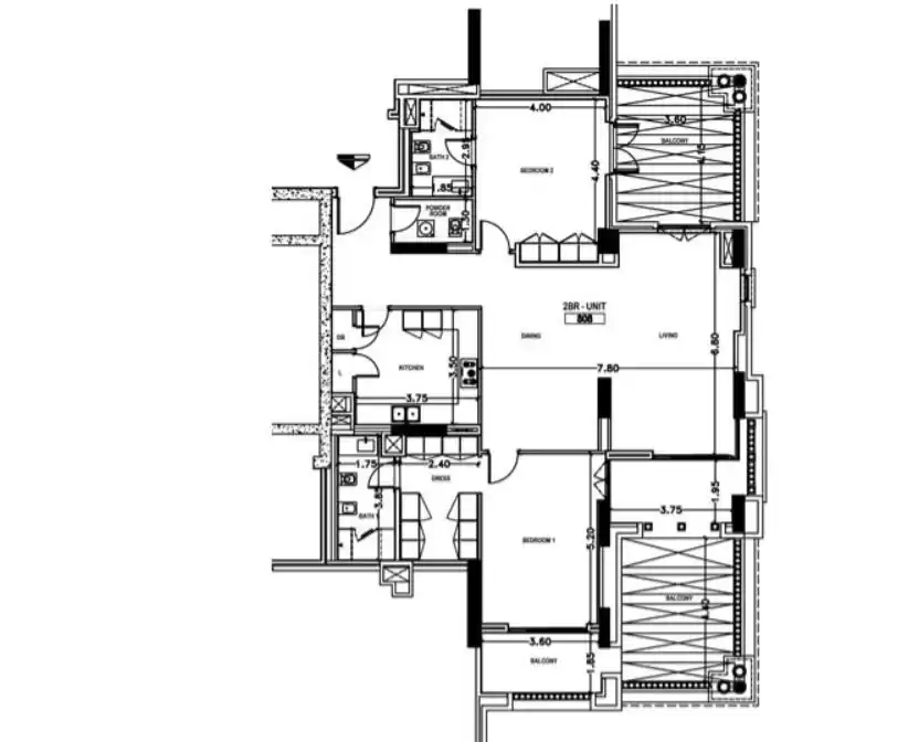 Residencial Off Plan 2 dormitorios S / F Dúplex  venta en al-sad , Doha #21327 - 1  image 