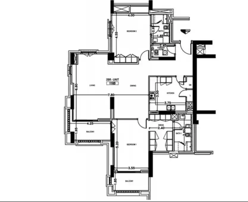 Résidentiel Off Plan 2 chambres S / F Duplex  à vendre au Al-Sadd , Doha #21328 - 1  image 