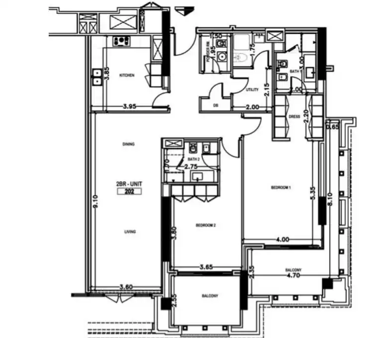 yerleşim Plan Dışı 2 yatak odası S/F Dağ evi  satılık içinde Al Sadd , Doha #21345 - 1  image 