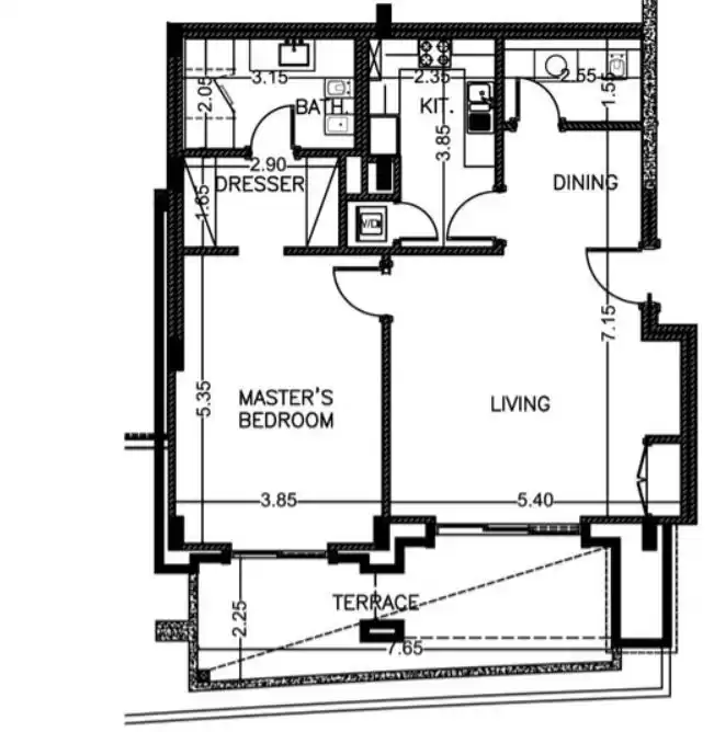 yerleşim Plan Dışı 1 yatak odası S/F Dağ evi  satılık içinde Al Sadd , Doha #21350 - 1  image 
