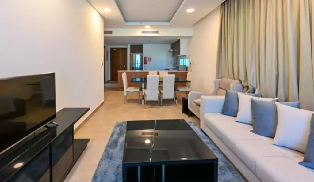 سكني عقار جاهز 2 غرف  مفروش شقة  للإيجار في السد , الدوحة #21651 - 1  صورة 