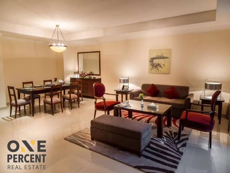Residencial Listo Propiedad 2 dormitorios F / F Apartamento  alquiler en al-sad , Doha #21703 - 1  image 