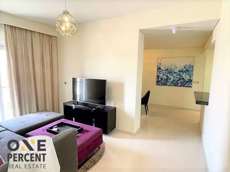 Wohn Klaar eigendom 1 Schlafzimmer F/F Wohnung  zu vermieten in Al Sadd , Doha #21712 - 1  image 