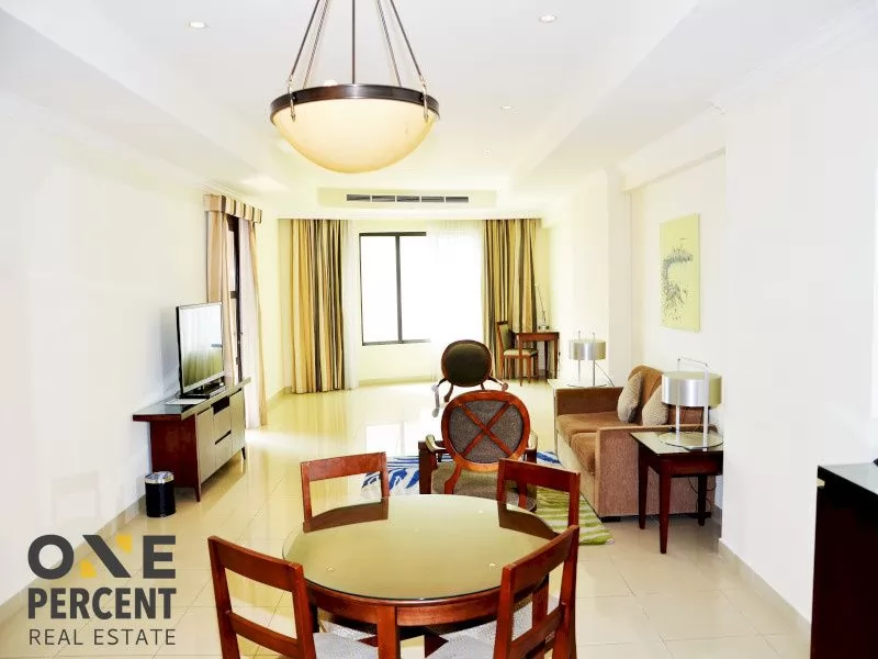yerleşim Hazır Mülk 1 yatak odası F/F Apartman  kiralık içinde Al Sadd , Doha #21716 - 1  image 