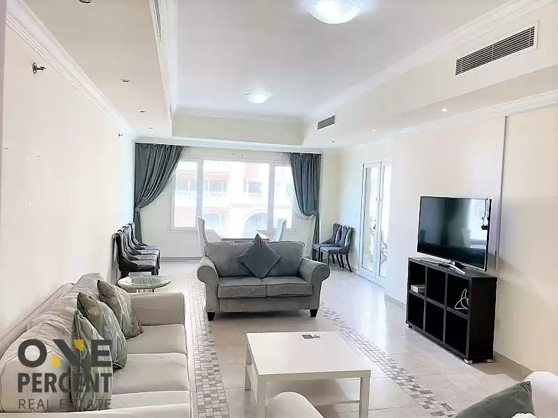 Residential Ready Property 2 Bedrooms F/F Apartment  for rent in Al Sadd , Doha #21718 - 1  image 