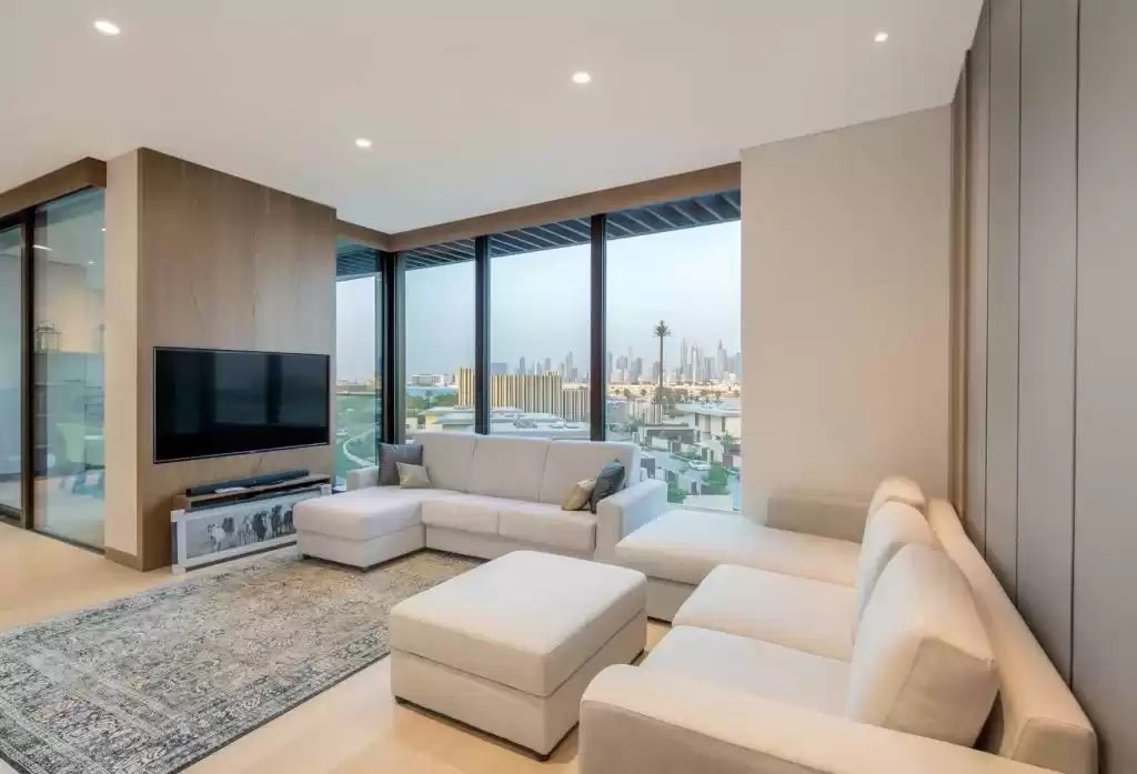 سكني عقار جاهز 1 غرفة  مفروش شقة  للإيجار في دبي #22216 - 1  صورة 