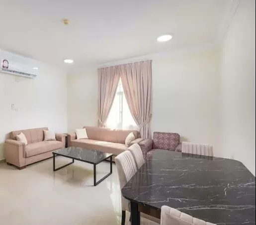Residential Ready Property 2 Bedrooms F/F Apartment  for rent in Doha #22505 - 1  image 
