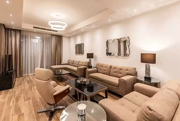 Residencial Listo Propiedad 2 dormitorios F / F Apartamento  alquiler en al-sad , Doha #22674 - 1  image 