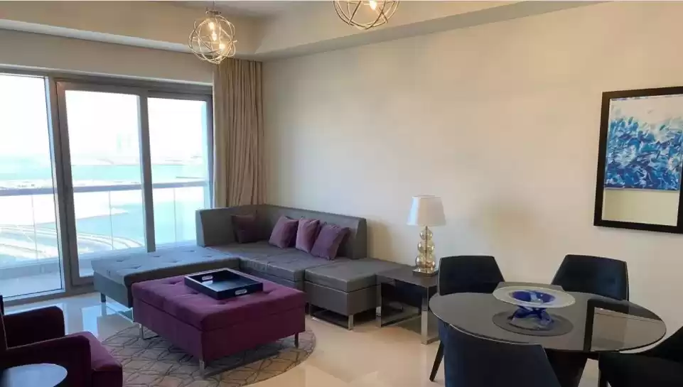 yerleşim Hazır Mülk 2 yatak odası F/F Apartman  kiralık içinde Al Sadd , Doha #22686 - 1  image 