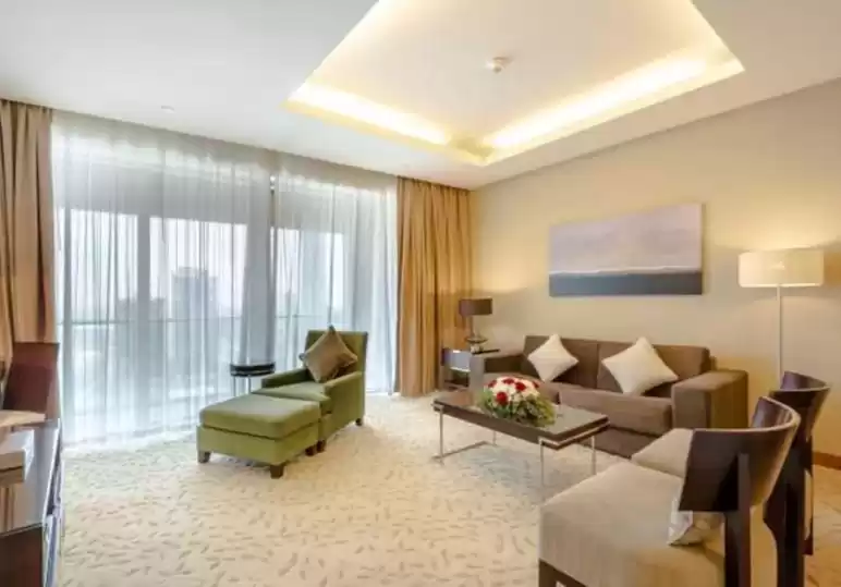 سكني عقار جاهز 1 غرفة  مفروش شقق فندقية  للإيجار في دبي #22720 - 1  صورة 
