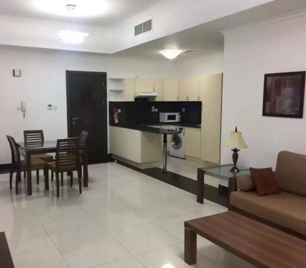 Residential Ready Property 1 Bedroom F/F Apartment  for rent in Al Sadd , Doha #22738 - 1  image 