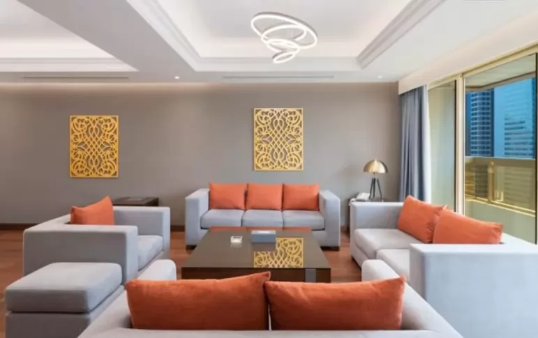 سكني عقار جاهز 4 غرف  نصف مفروش شقق فندقية  للإيجار في دبي #22791 - 1  صورة 