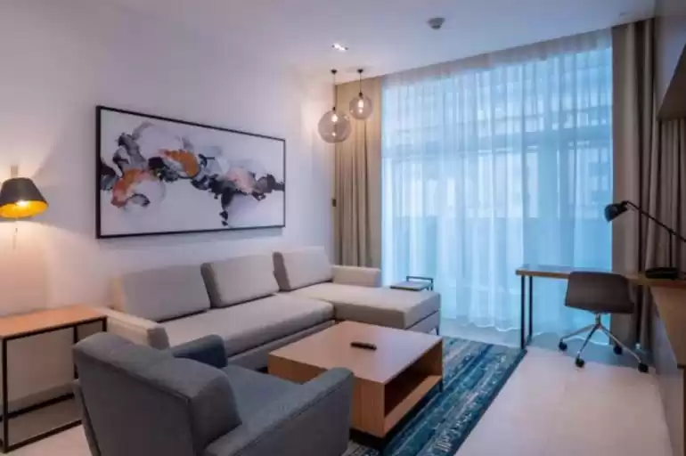 Wohn Klaar eigendom 2 Schlafzimmer S/F Hotelwohnungen  zu vermieten in Dubai #22792 - 1  image 