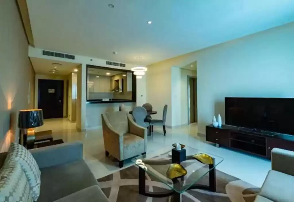 Résidentiel Propriété prête 1 chambre F / F Appartement  a louer au Dubai #23077 - 1  image 