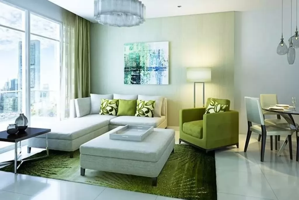 مسکونی املاک آماده 1 + اتاق خواب خدمتکار F/F اپارتمان  برای اجاره که در دبی #23122 - 1  image 
