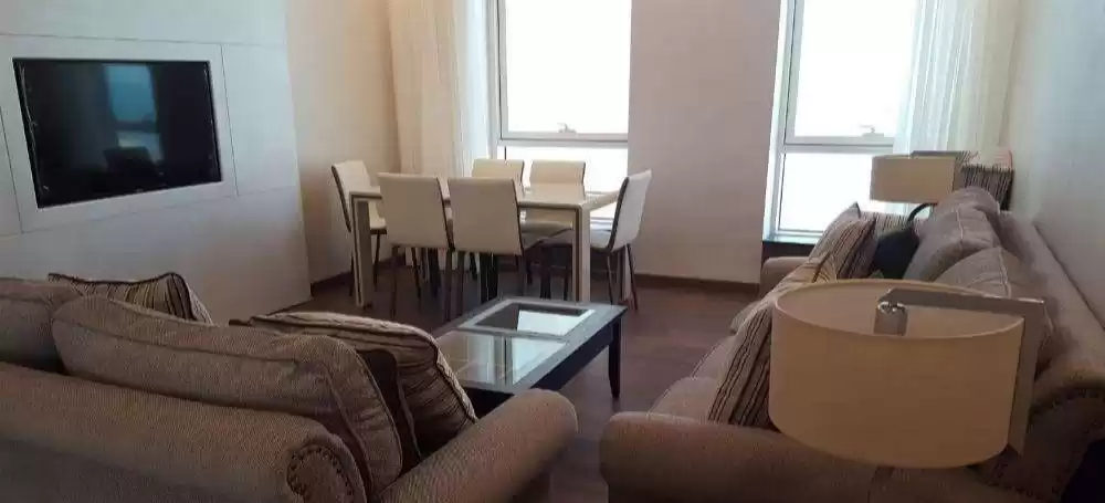 Residential Ready Property 2 Bedrooms F/F Apartment  for rent in Kuwait #23181 - 1  image 