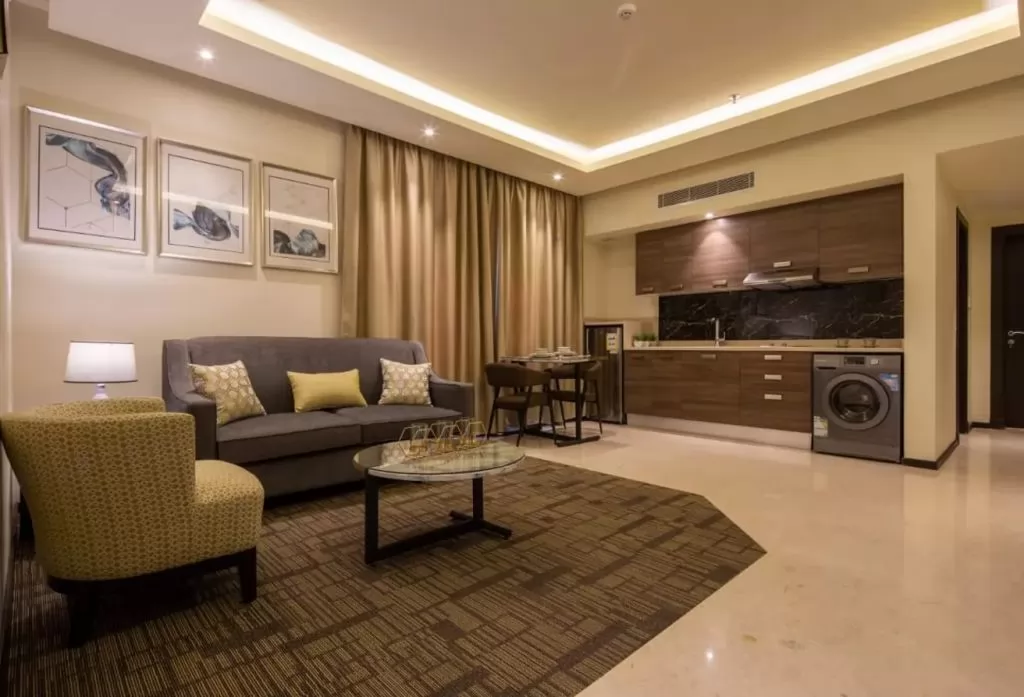 Residential Ready Property 2 Bedrooms F/F Hotel Apartments  for rent in Riyadh #23325 - 1  image 