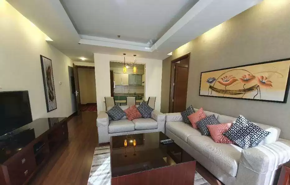 Residential Ready Property 2 Bedrooms F/F Apartment  for rent in Kuwait #23379 - 1  image 