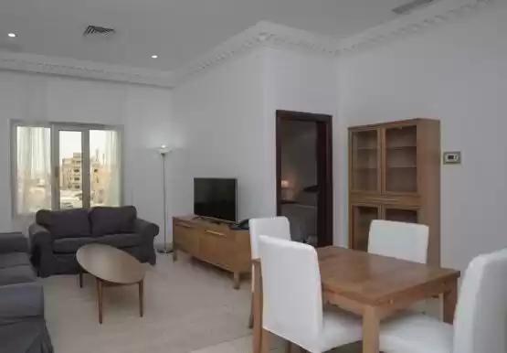 Residential Ready Property 2 Bedrooms F/F Apartment  for rent in Kuwait #23384 - 1  image 