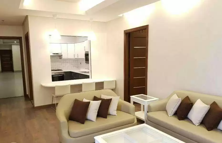 Wohn Klaar eigendom 1 Schlafzimmer S/F Wohnung  zu vermieten in Kuwait #23412 - 1  image 
