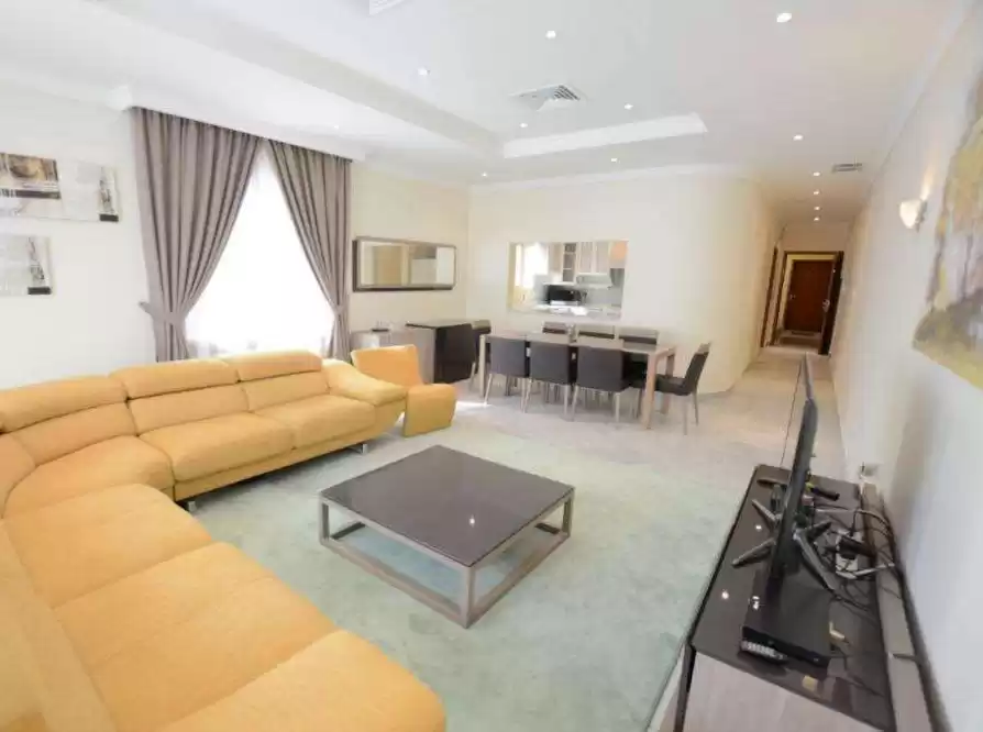 Residential Ready Property 3 Bedrooms F/F Apartment  for rent in Kuwait #23706 - 1  image 