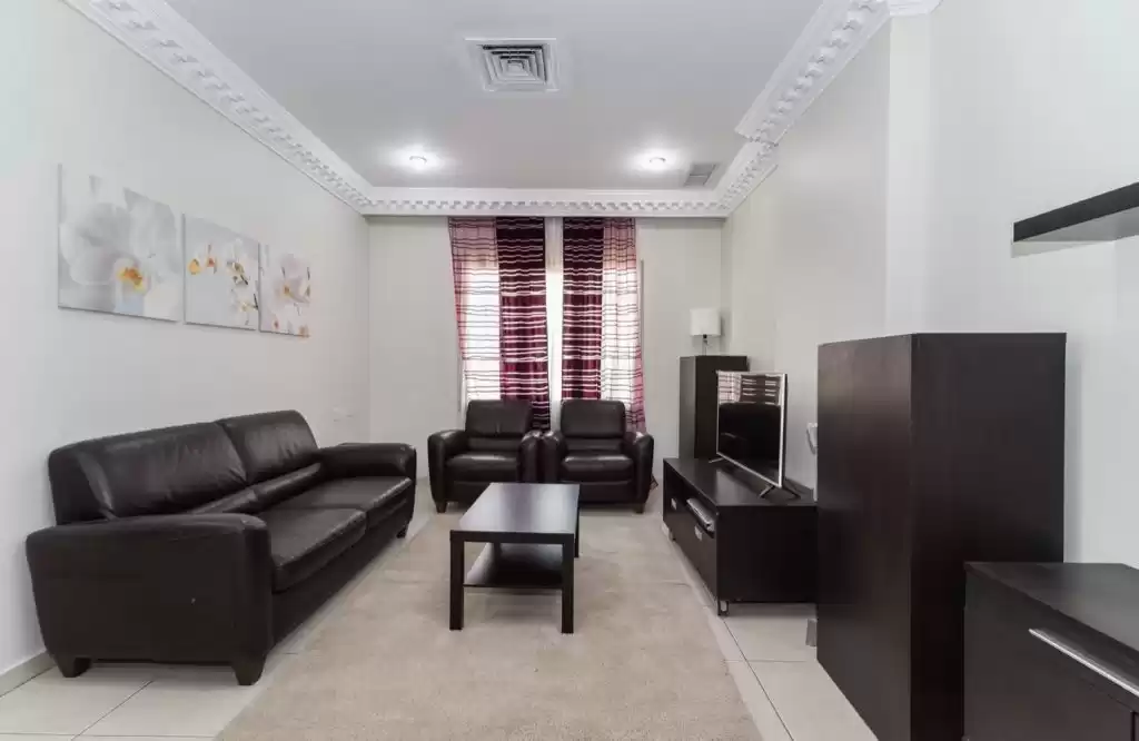 Residential Ready Property 2 Bedrooms F/F Apartment  for rent in Kuwait #23744 - 1  image 