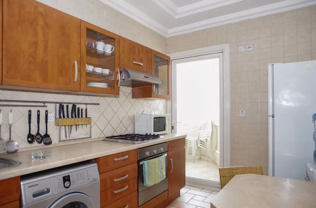 Residential Ready Property 1 Bedroom F/F Apartment  for rent in Kuwait #23749 - 1  image 