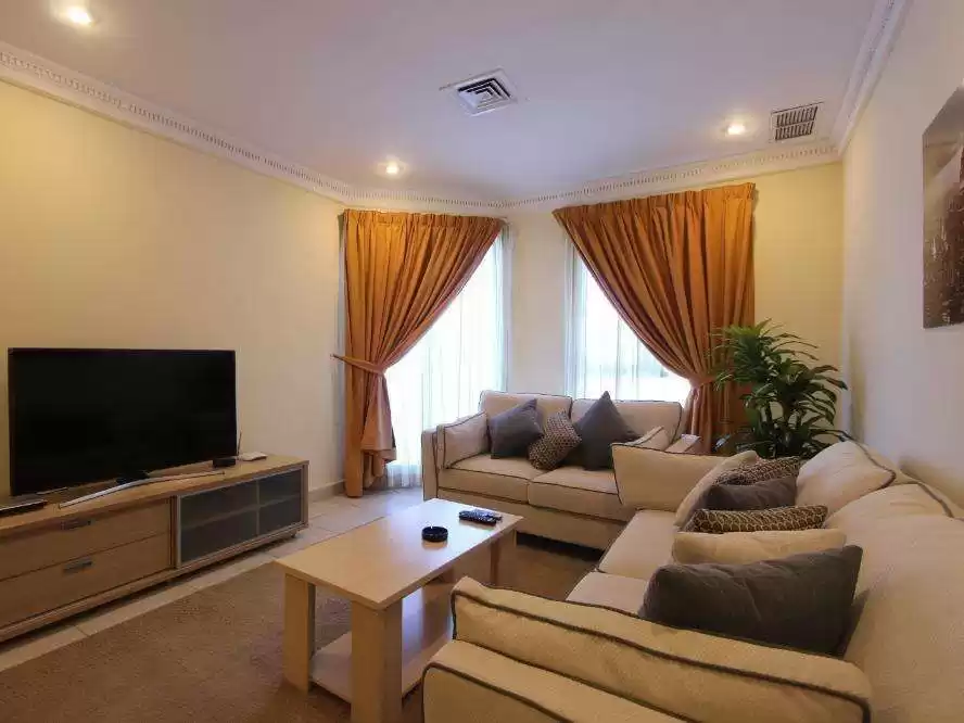 Residential Ready Property 2 Bedrooms F/F Apartment  for rent in Kuwait #23765 - 1  image 