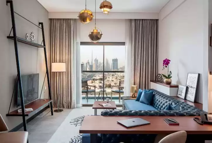 yerleşim Hazır Mülk 3 yatak odası F/F Otel Daireleri  kiralık içinde Dubai #23829 - 1  image 