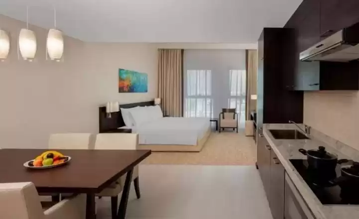 yerleşim Hazır Mülk 1 yatak odası F/F Otel Daireleri  kiralık içinde Dubai #23854 - 1  image 