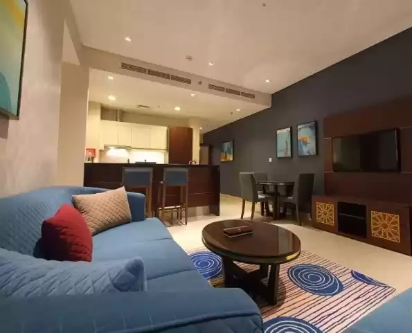 سكني عقار جاهز 1 غرفة  مفروش شقق فندقية  للإيجار في دبي #23857 - 1  صورة 