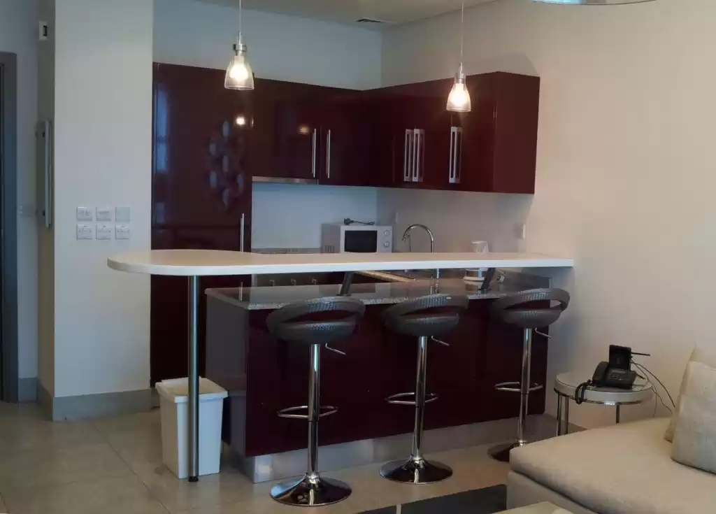 Résidentiel Propriété prête 1 chambre F / F Appartement  a louer au Koweit #24562 - 1  image 