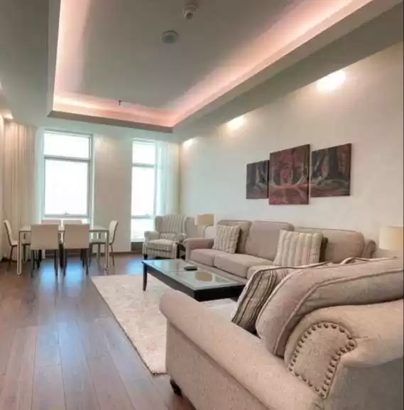 Residential Ready Property 2 Bedrooms F/F Apartment  for rent in Kuwait #24764 - 1  image 