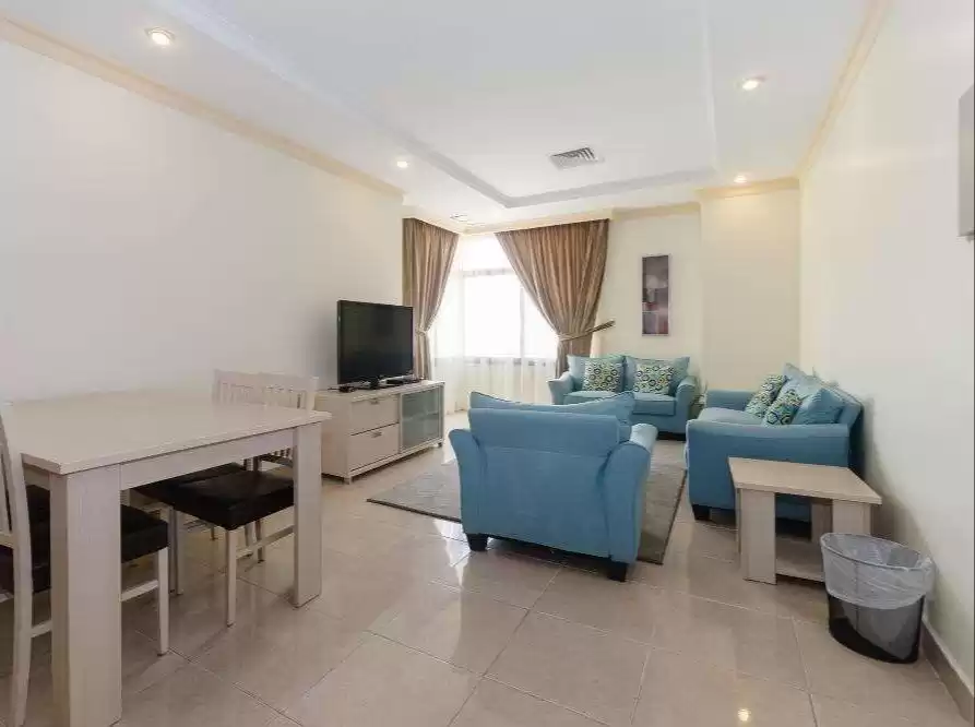 Residential Ready Property 2 Bedrooms F/F Apartment  for rent in Kuwait #24879 - 1  image 
