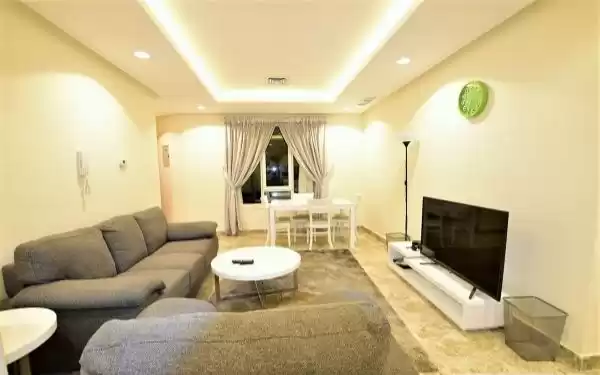 Residential Ready Property 1 Bedroom F/F Apartment  for rent in Kuwait #25125 - 1  image 