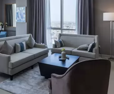 Wohn Klaar eigendom 3 + Magd Schlafzimmer F/F Wohnung  zu vermieten in Riad #25915 - 1  image 