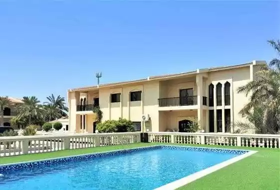 Жилой Готовая недвижимость 4+комнаты для горничных Н/Ф Вилла в комплексе  в аренду в Аль-Манама #26178 - 1  image 