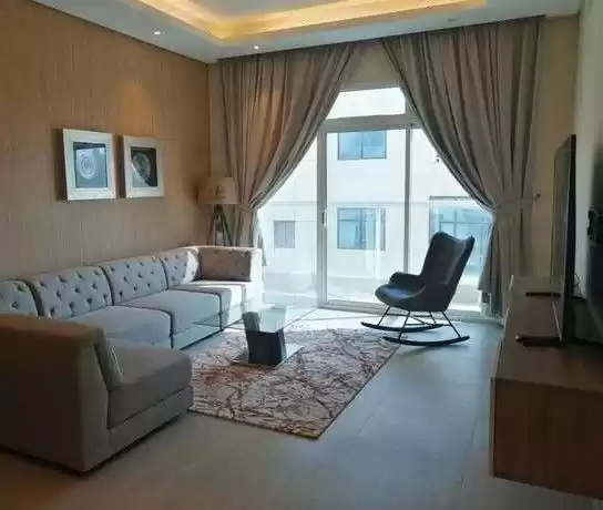 yerleşim Hazır Mülk 2 yatak odası F/F Apartman  kiralık içinde Al-Manamah #27899 - 1  image 