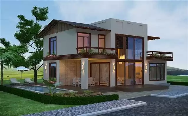 Residential Ready Property 2+maid Bedrooms U/F Villa in Compound  for sale in Damascus #30405 - 1  image 