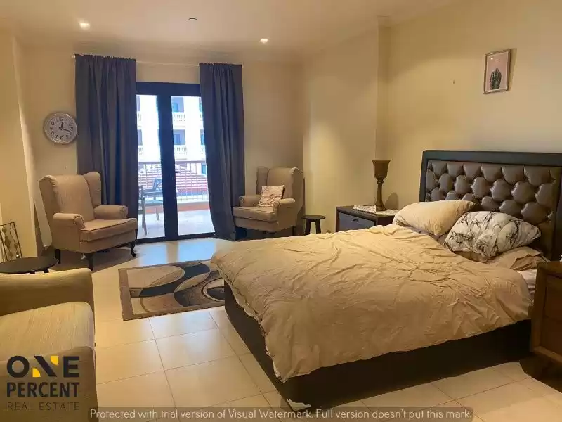 Gemischte Benutzung Klaar eigendom 1 Schlafzimmer F/F Wohnung  zu vermieten in Doha #30936 - 1  image 