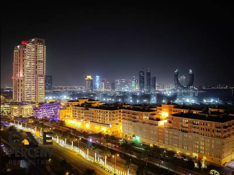 Смешанное использование Готовая недвижимость 1 спальня С/Ж Квартира  в аренду в Доха #31988 - 1  image 