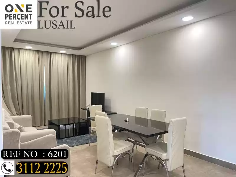 Gemischte Benutzung Klaar eigendom 2 Schlafzimmer F/F Wohnung  zu verkaufen in Doha #34247 - 1  image 