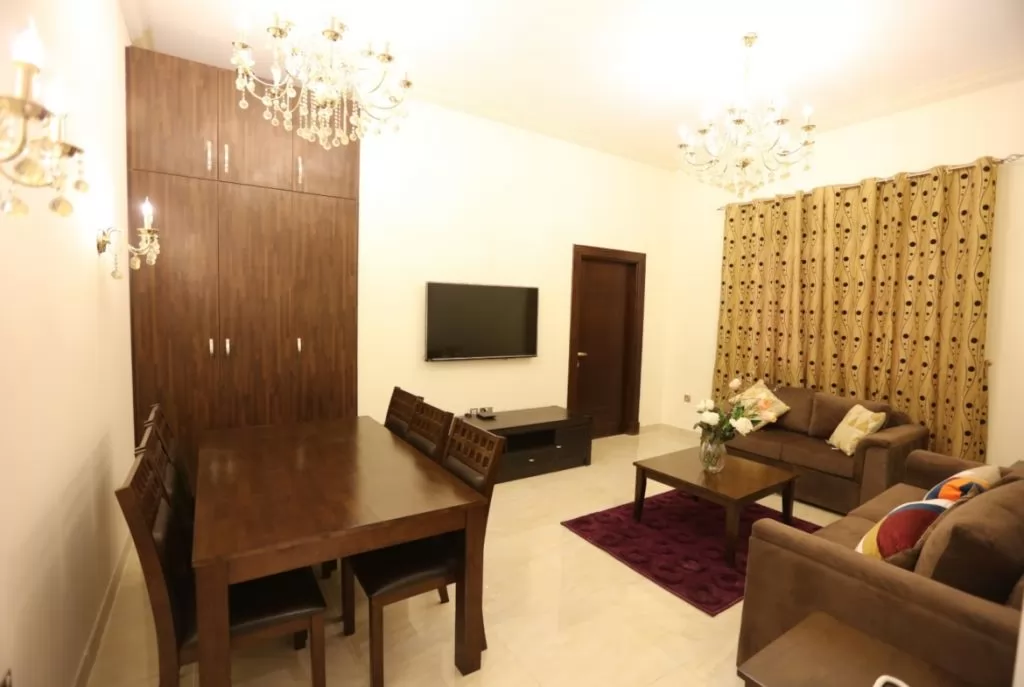 Residential Ready Property 1 Bedroom F/F Apartment  for rent in Doha-Qatar #38815 - 1  image 