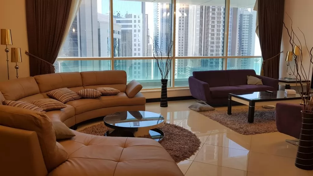 Residential Property 2 Bedrooms F/F Apartment  for rent in West-Bay , Al-Dafna , Doha-Qatar #38835 - 1  image 