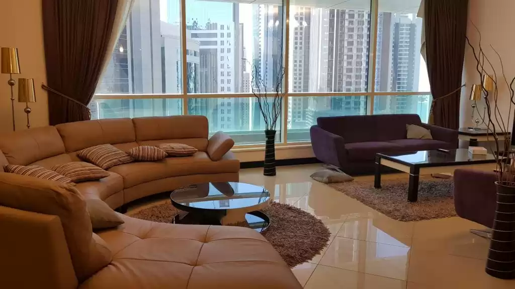 Residential Ready Property 2 Bedrooms F/F Apartment  for rent in Al Sadd , Doha #38835 - 1  image 
