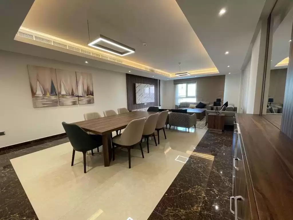 Wohn Klaar eigendom 3 Schlafzimmer F/F Wohnung  zu vermieten in Al Sadd , Doha #38846 - 1  image 
