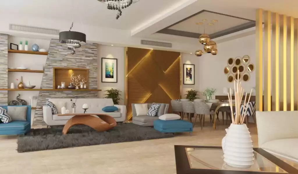 Wohn Klaar eigendom 2 Schlafzimmer S/F Wohnung  zu verkaufen in El-Alamein , Matrouh-Gouvernement #40502 - 1  image 