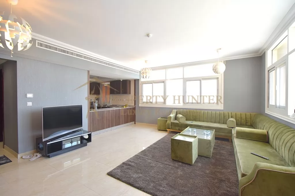 Residential Developed 1 Bedroom S/F Apartment  for sale in Lusail , Doha-Qatar #44961 - 1  image 
